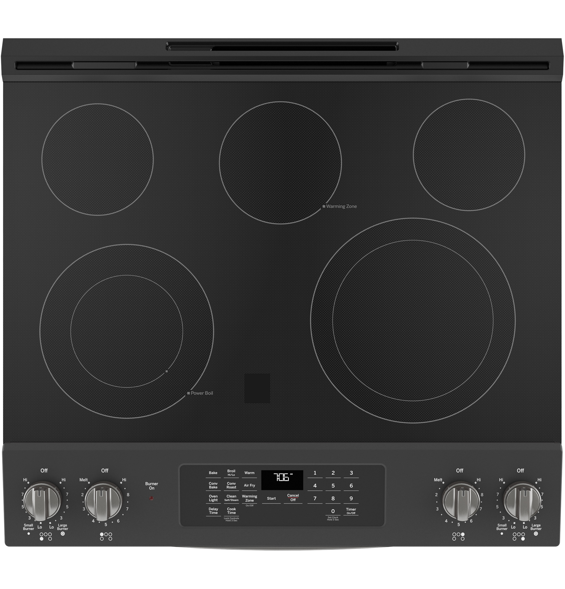 30" Slide-In Electric Convection Range with No Preheat Air Fry JS760FPDS, product image 4 of 16