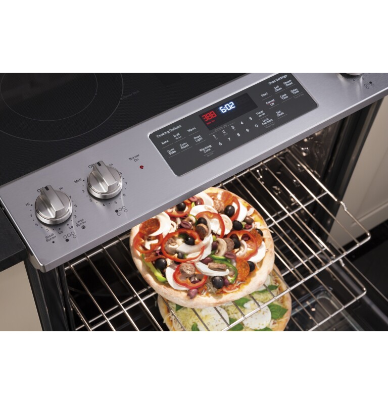 30" Slide-In Electric Convection Range JS760SLSS