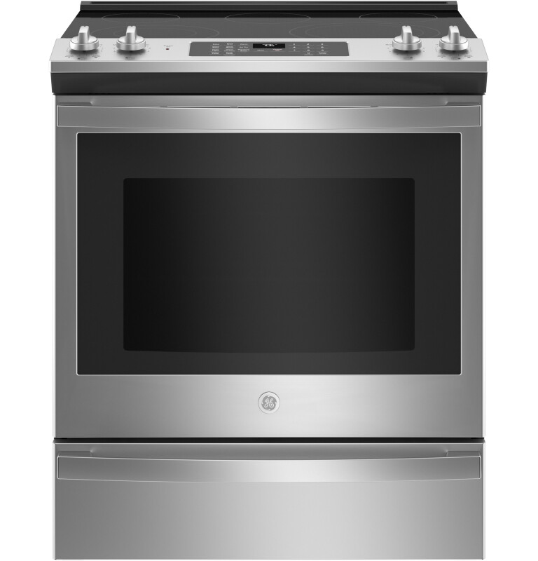 30" Slide-In Electric Convection Range with No Preheat Air Fry JS760SPSS