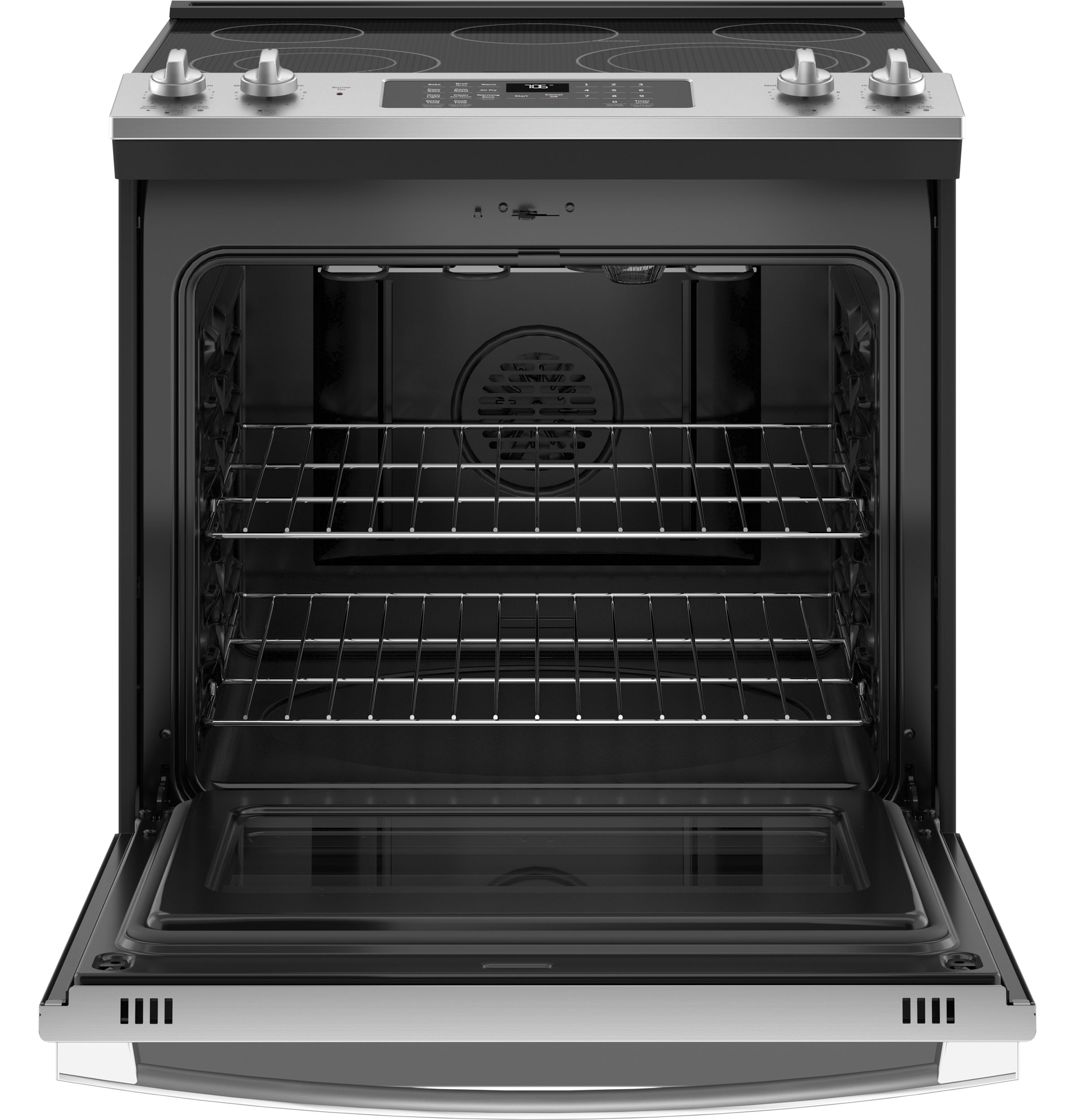 30" Slide-In Electric Convection Range with No Preheat Air Fry JS760SPSS
