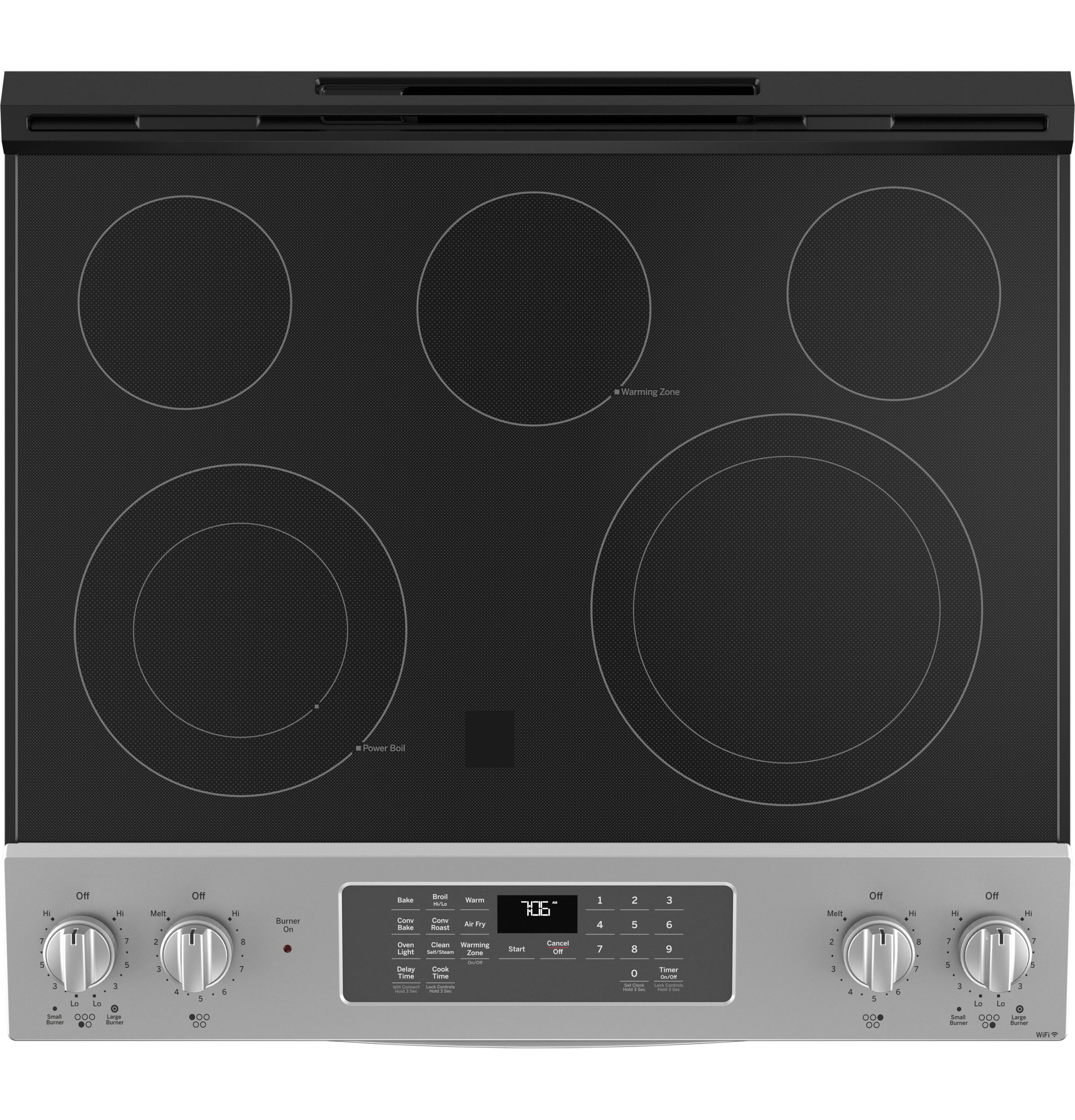 30" Slide-In Electric Convection Range with No Preheat Air Fry JS760SPSS