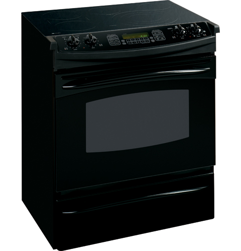 30" Slide-In Electric Range JS968BKBB, product image 2 of 4