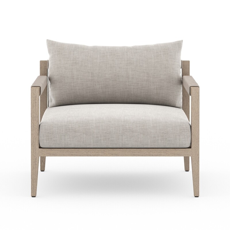 Sherwood Outdoor Chair, Washed Brown - JSOL-10002K-561 JSOL10002K561