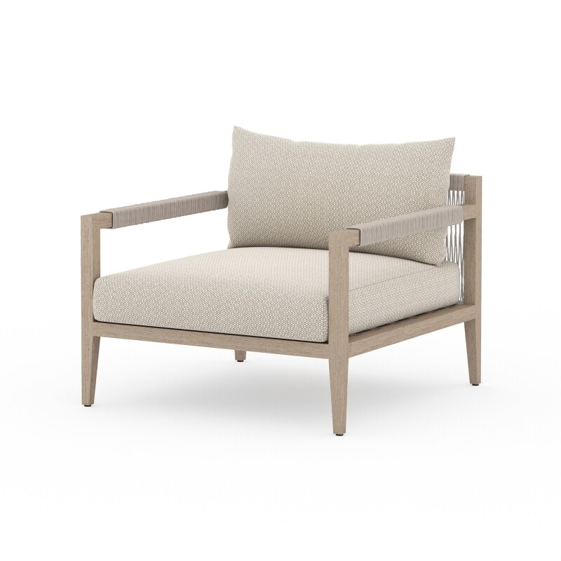 Sherwood Outdoor Chair, Washed Brown - JSOL-10002K-971 JSOL10002K971