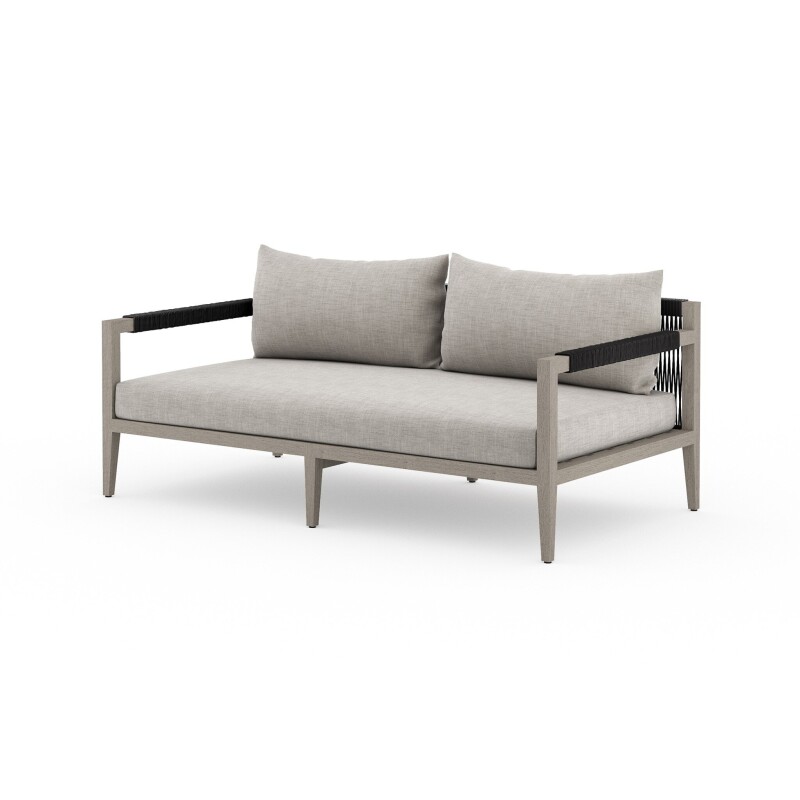 Sherwood Outdoor Sofa, Weathered Grey - JSOL-10101K-561 JSOL10101K561