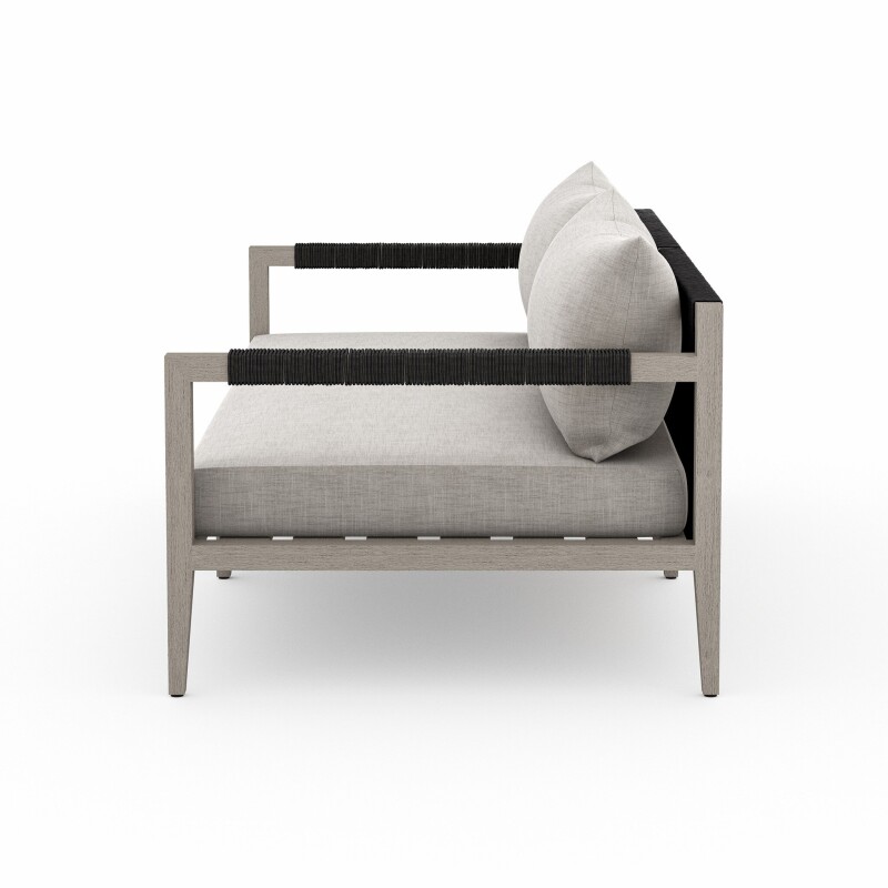 Sherwood Outdoor Sofa, Weathered Grey - JSOL-10101K-561 JSOL10101K561