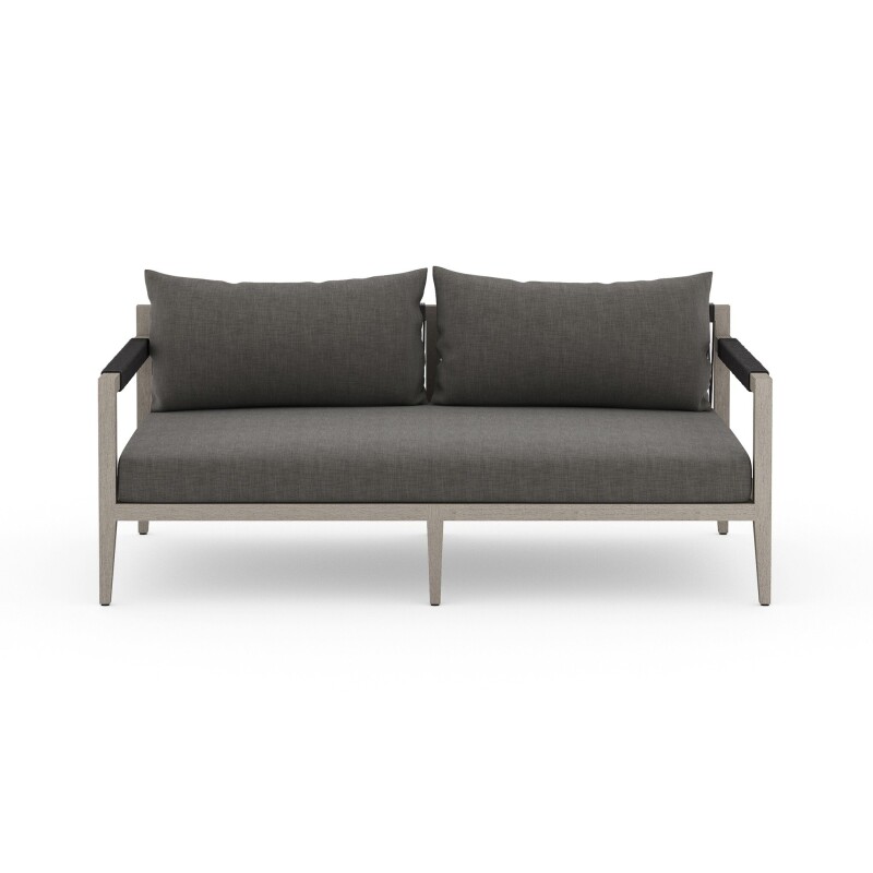 Sherwood Outdoor Sofa, Weathered Grey - JSOL-10101K-562 JSOL10101K562