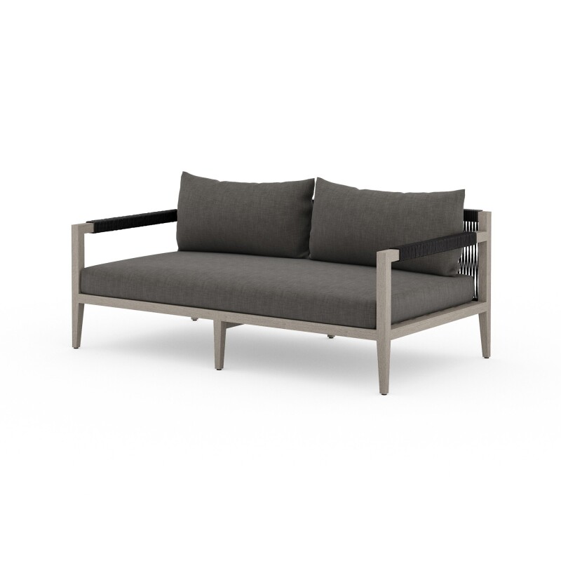 Sherwood Outdoor Sofa, Weathered Grey - JSOL-10101K-562 JSOL10101K562