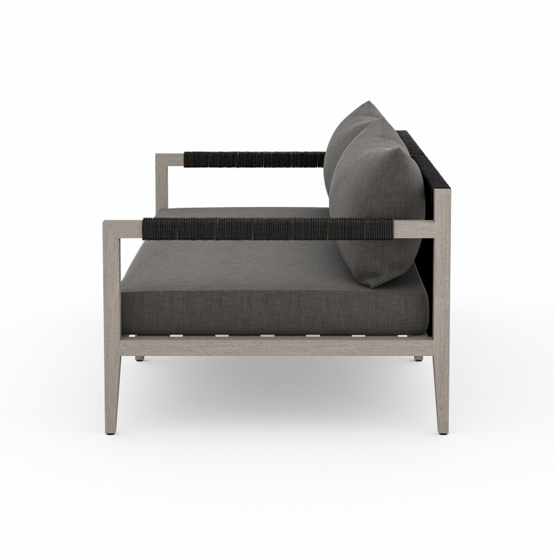 Sherwood Outdoor Sofa, Weathered Grey - JSOL-10101K-562 JSOL10101K562