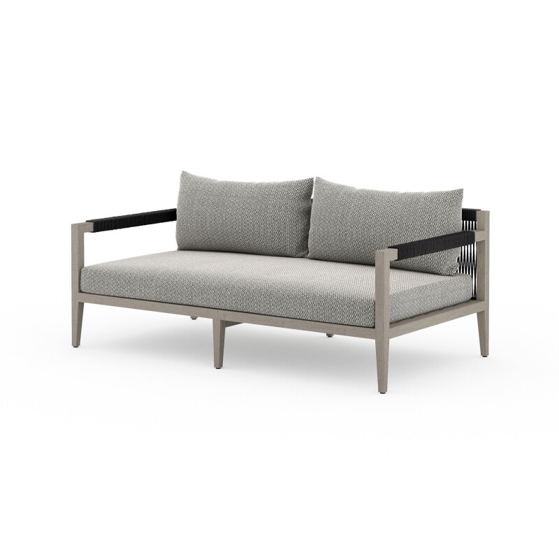 Sherwood Outdoor Sofa, Weathered Grey - JSOL-10101K-970 JSOL10101K970