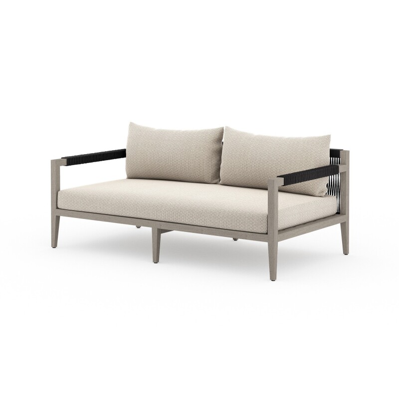 Sherwood Outdoor Sofa, Weathered Grey - JSOL-10101K-971 JSOL10101K971