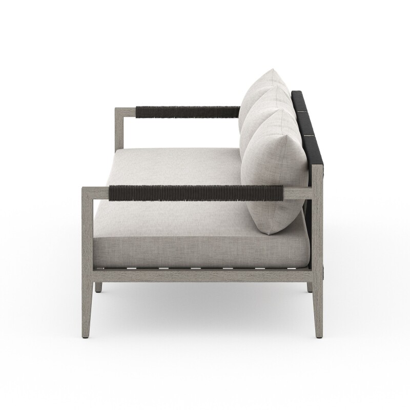 Sherwood Outdoor Sofa, Weathered Grey - JSOL-10201K-561 JSOL10201K561