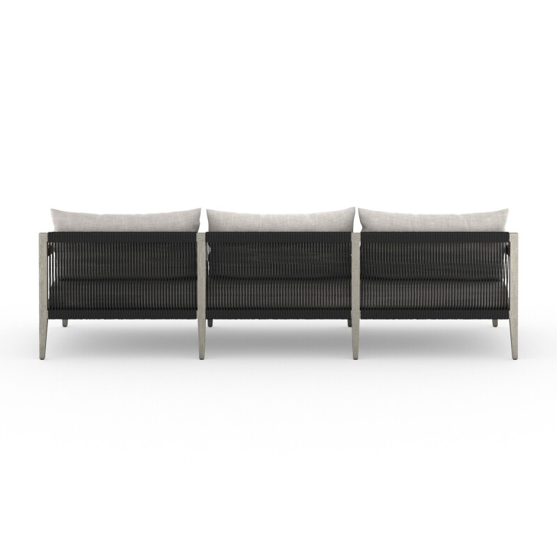 Sherwood Outdoor Sofa, Weathered Grey - JSOL-10201K-561 JSOL10201K561