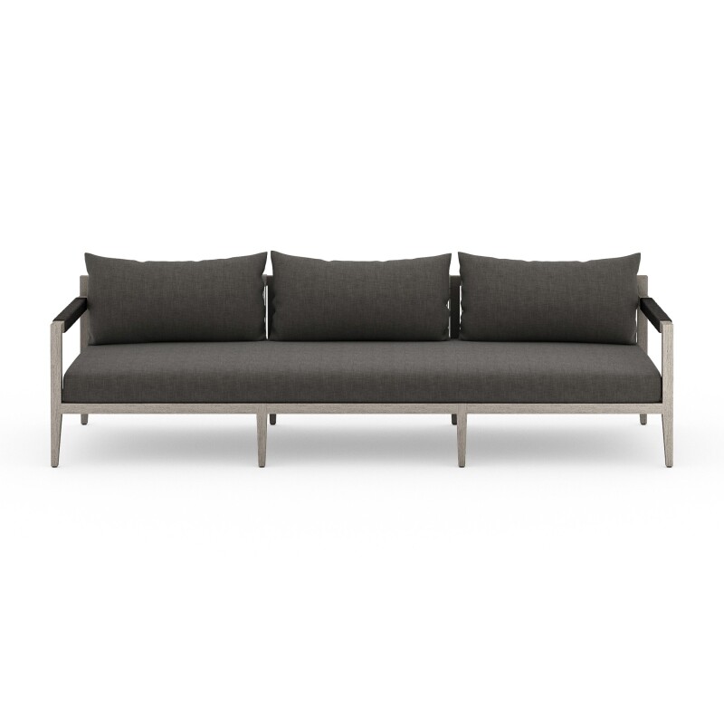 Sherwood Outdoor Sofa, Weathered Grey - JSOL-10201K-562 JSOL10201K562