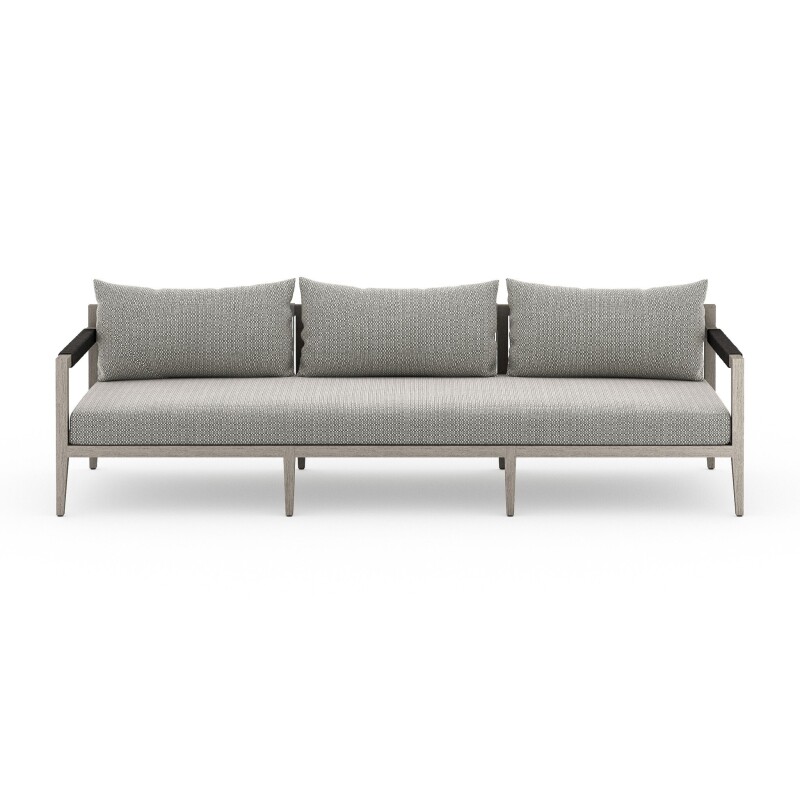 Sherwood Outdoor Sofa, Weathered Grey - JSOL-10201K-970 JSOL10201K970