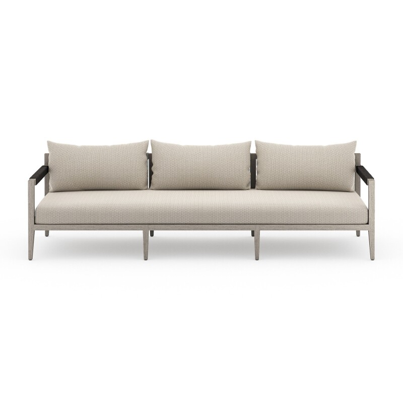 Sherwood Outdoor Sofa, Weathered Grey - JSOL-10201K-971 JSOL10201K971