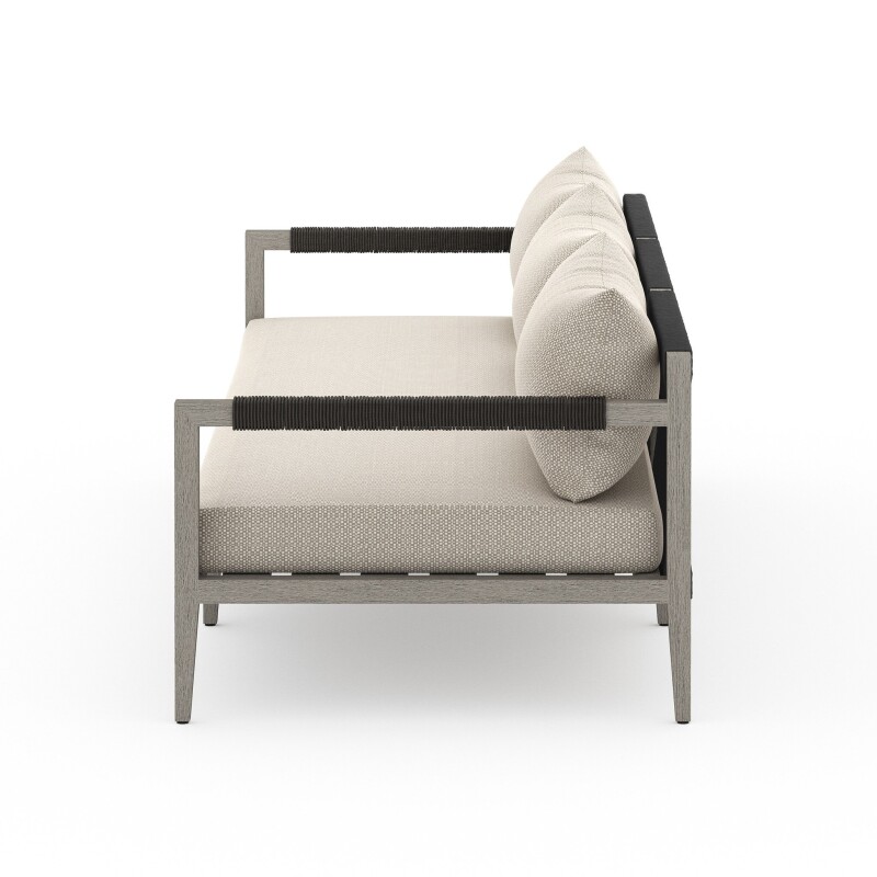 Sherwood Outdoor Sofa, Weathered Grey - JSOL-10201K-971 JSOL10201K971