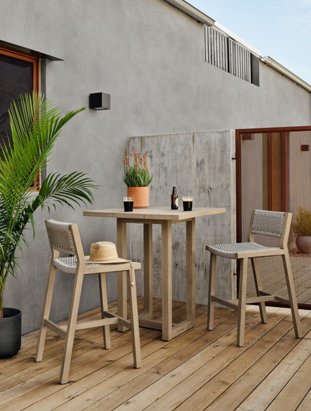 Delano Outdoor Bar + Counter Stool - JSOL-155A JSOL155A