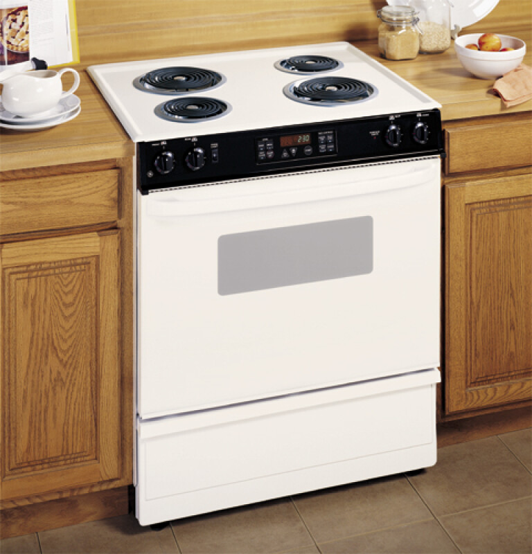 30" Slide-In Electric Range with Self-Cleaning Oven JSP26BDWH