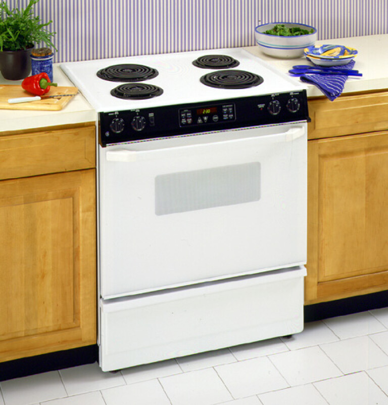 30" Slide-In Electric Range with Self-Cleaning Oven JSP26BWAD