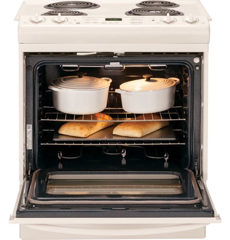 30" Slide-In Electric Range with Self-Cleaning Oven JSP39DNCC, product image 4 of 8