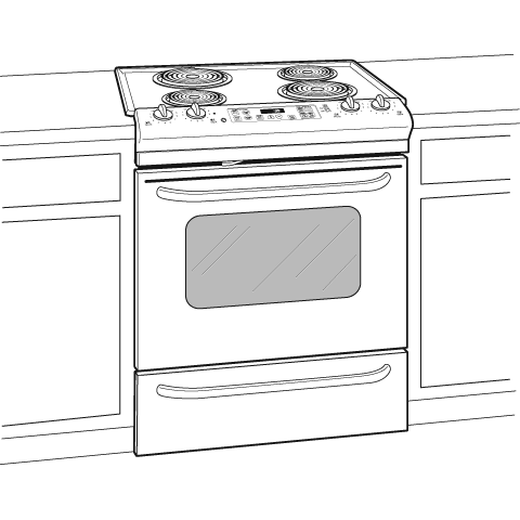 30" Slide-In Electric Range with Self-Cleaning Oven view 2