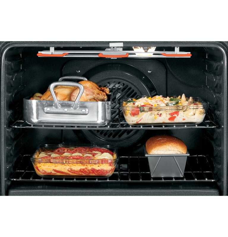 30" Slide-In CleanDesign Electric Range JSP46DPBB, product image 6 of 10