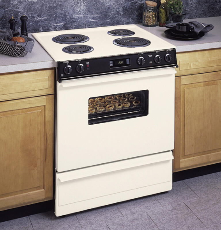 30" Slide-In Electric Range with Standard Clean Oven JSS16PDWH