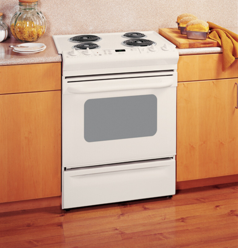 30" Slide-In Electric Range with Standard Clean Oven JSS28CKCC