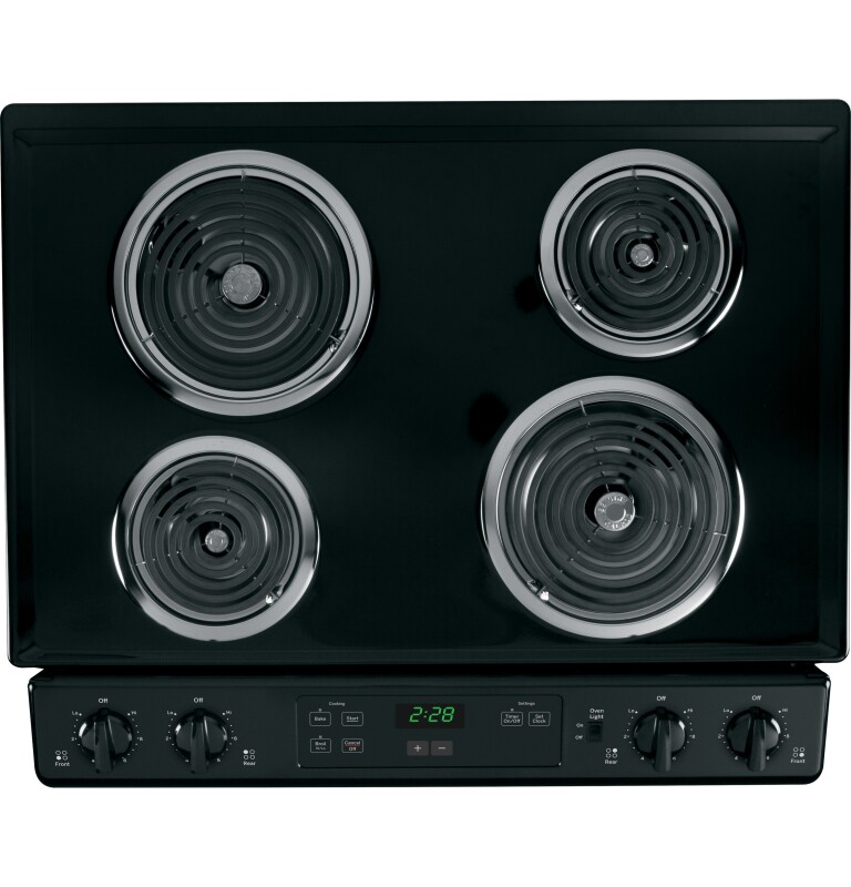 30" Slide-In Front Control Electric Range JSS28DFBB, product image 6 of 10