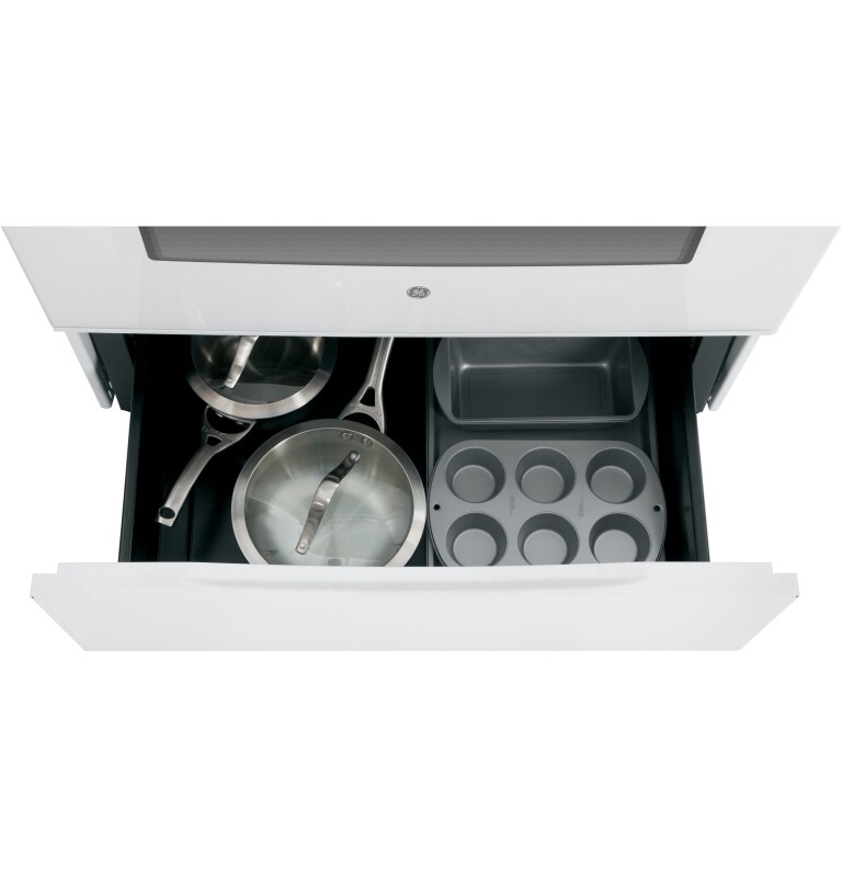 30" Slide-In Front Control Electric Range JSS28DFWW, product image 3 of 10