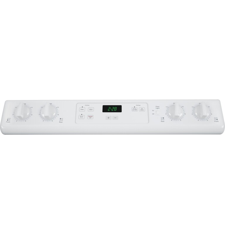 30" Slide-In Front Control Electric Range JSS28DFWW, product image 4 of 10