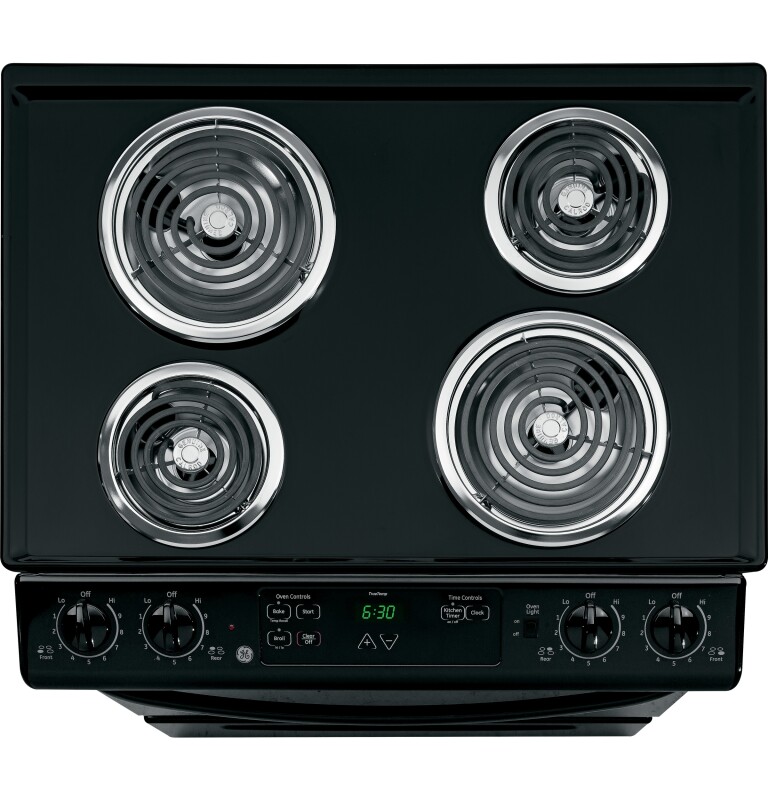 30" Slide-In Electric Range with Standard Clean Oven JSS28DNBB, product image 3 of 6
