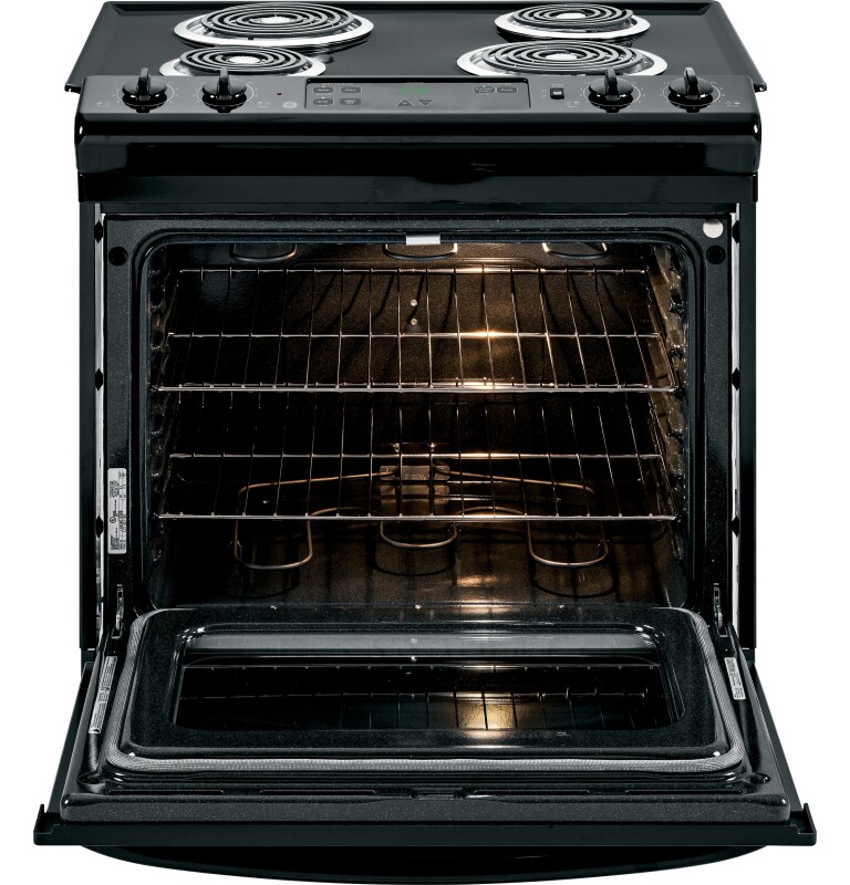 30" Slide-In Electric Range with Standard Clean Oven JSS28DNBB, product image 5 of 6
