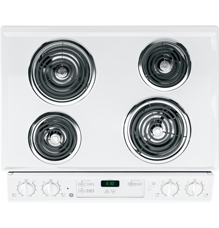 30" Slide-In Electric Range with Standard Clean Oven JSS28DNWW, product image 3 of 7
