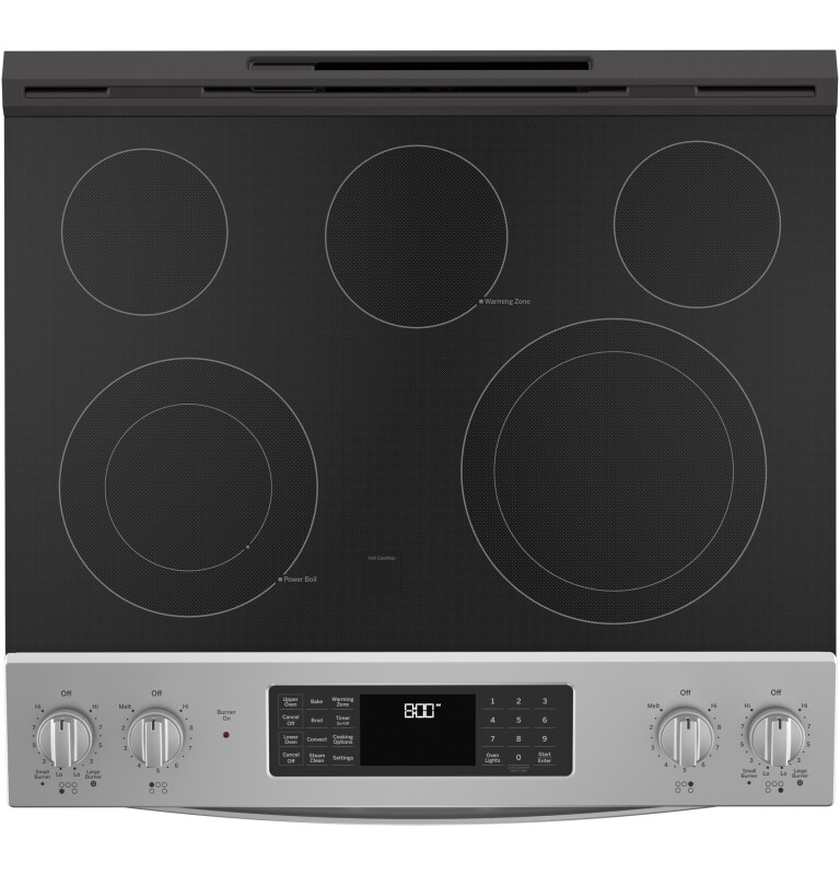 30" Slide-In Electric Convection Double Oven Range view 19
