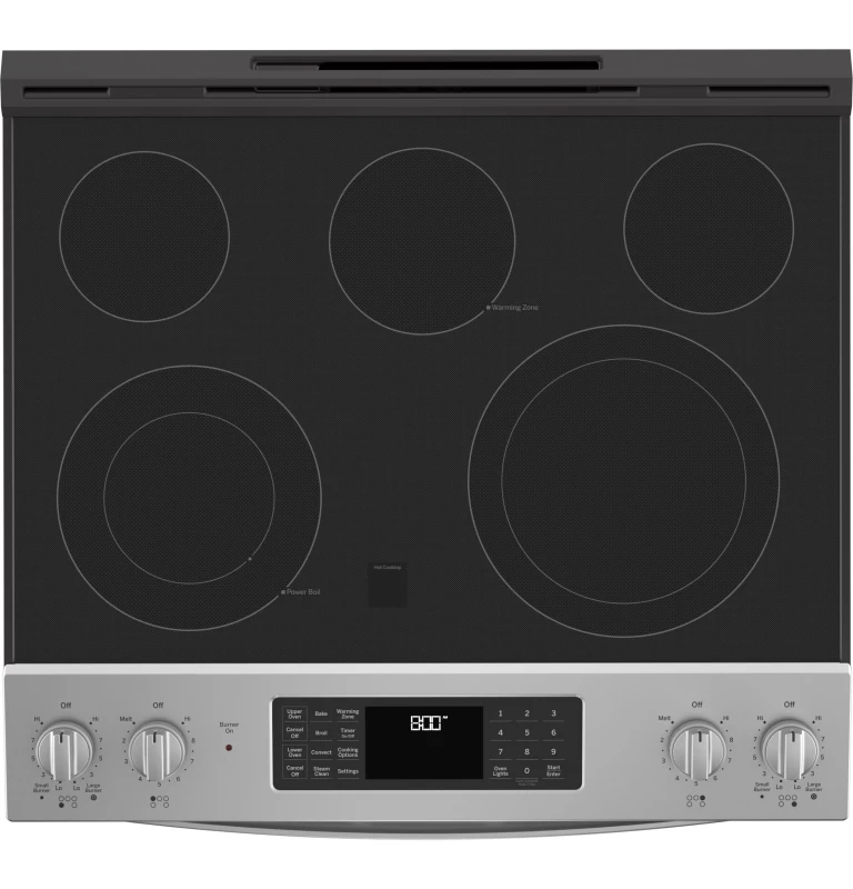 30" Slide-In Electric Convection Double Oven Range JSS86SPSS