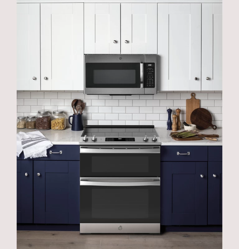 30" Slide-In Electric Convection Double Oven Range JSS86SPSS