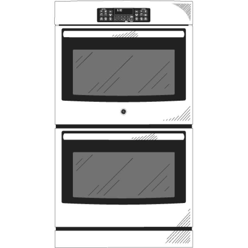 30" Built-In Double Wall Oven JT3500EJES, product image 6 of 7