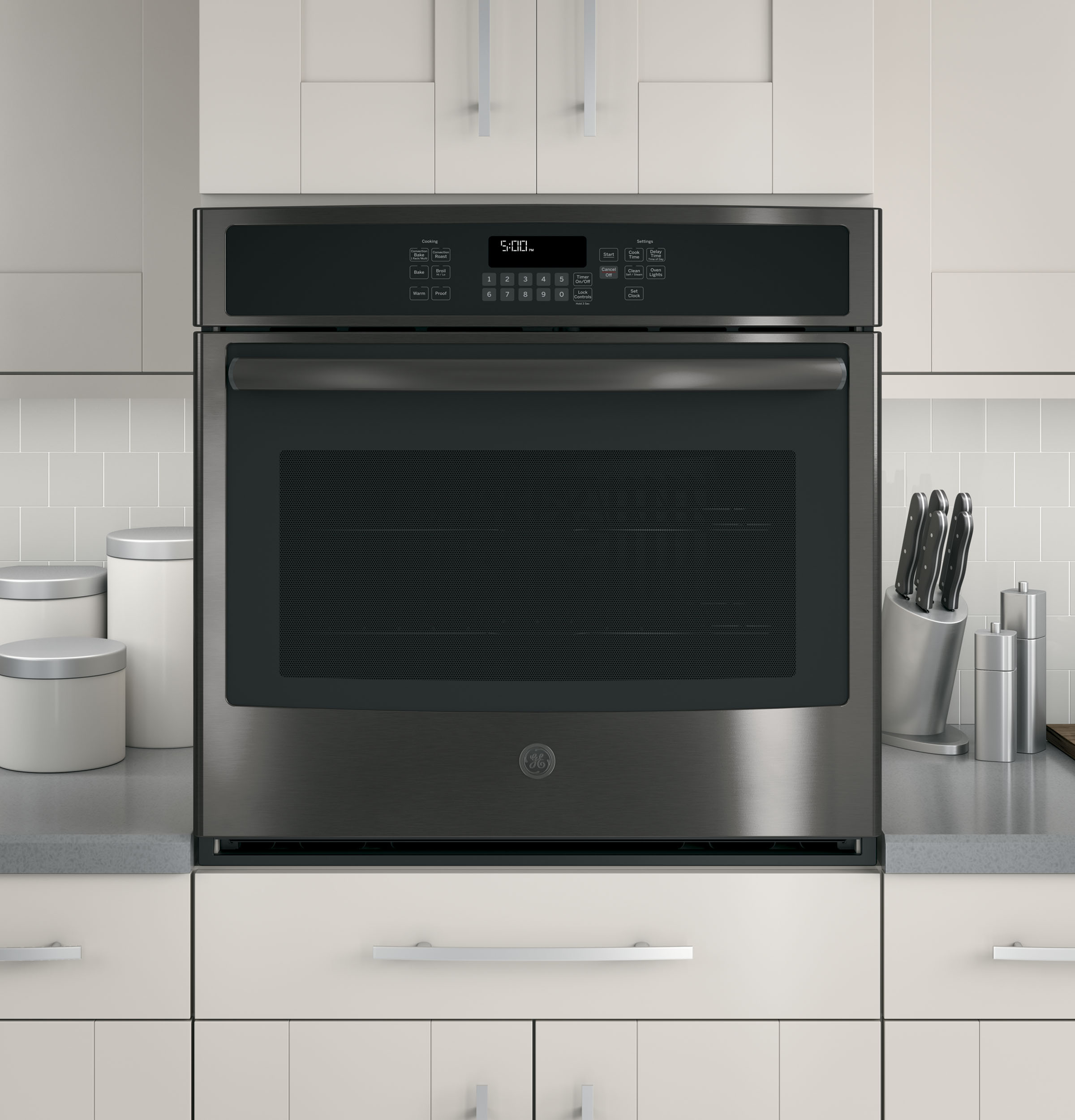 30" Built-In Single Convection Wall Oven JT5000BLTS, product image 2 of 13