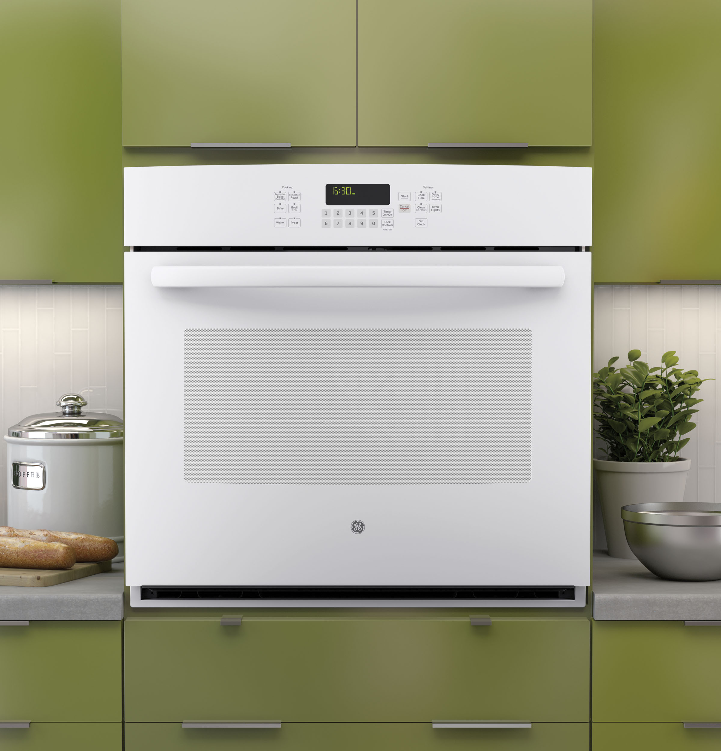 30" Built-In Single Convection Wall Oven JT5000DFWW, product image 2 of 9