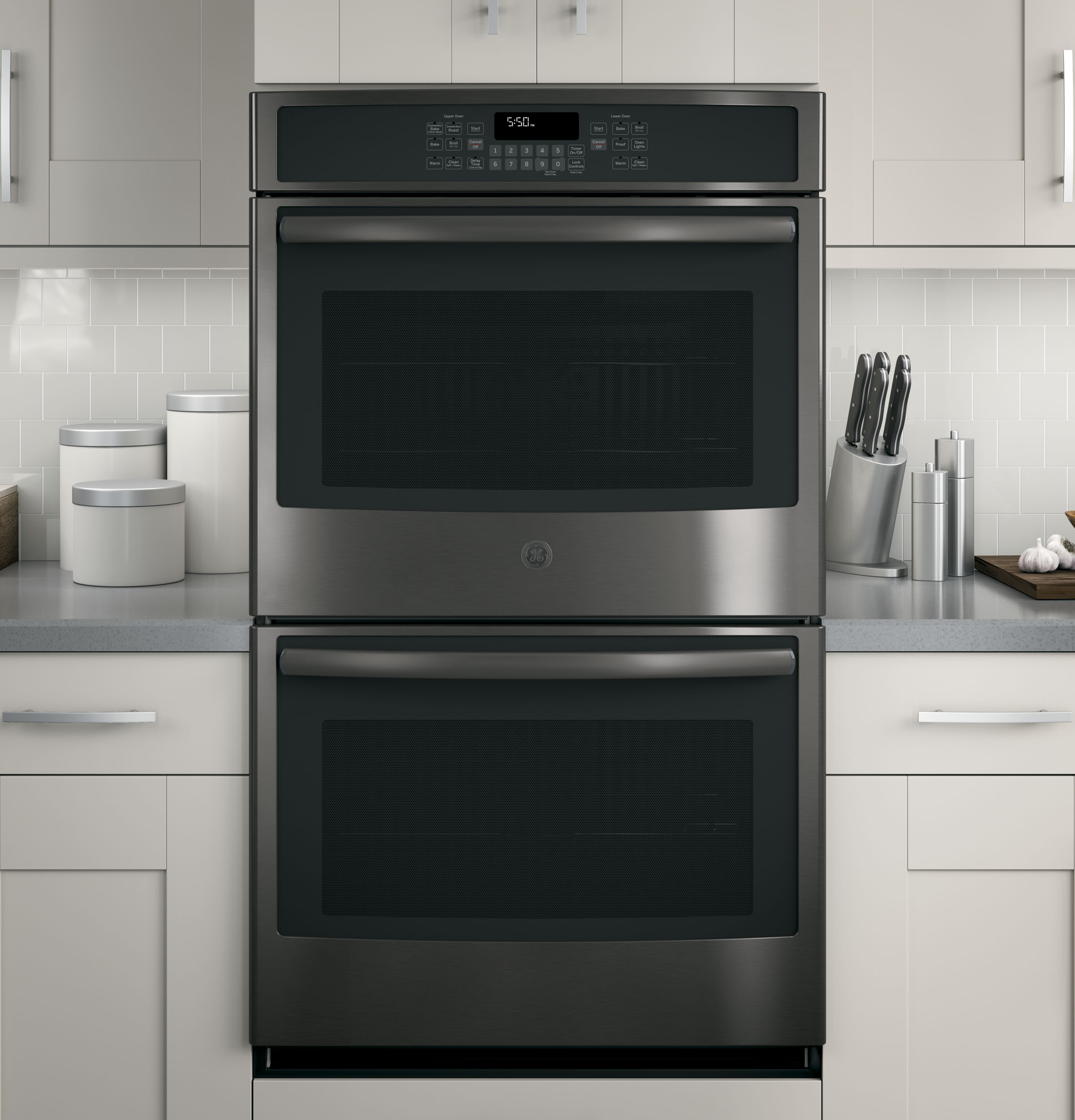 30" Built-In Double Wall Oven with Convection JT5500BLTS, product image 7 of 14