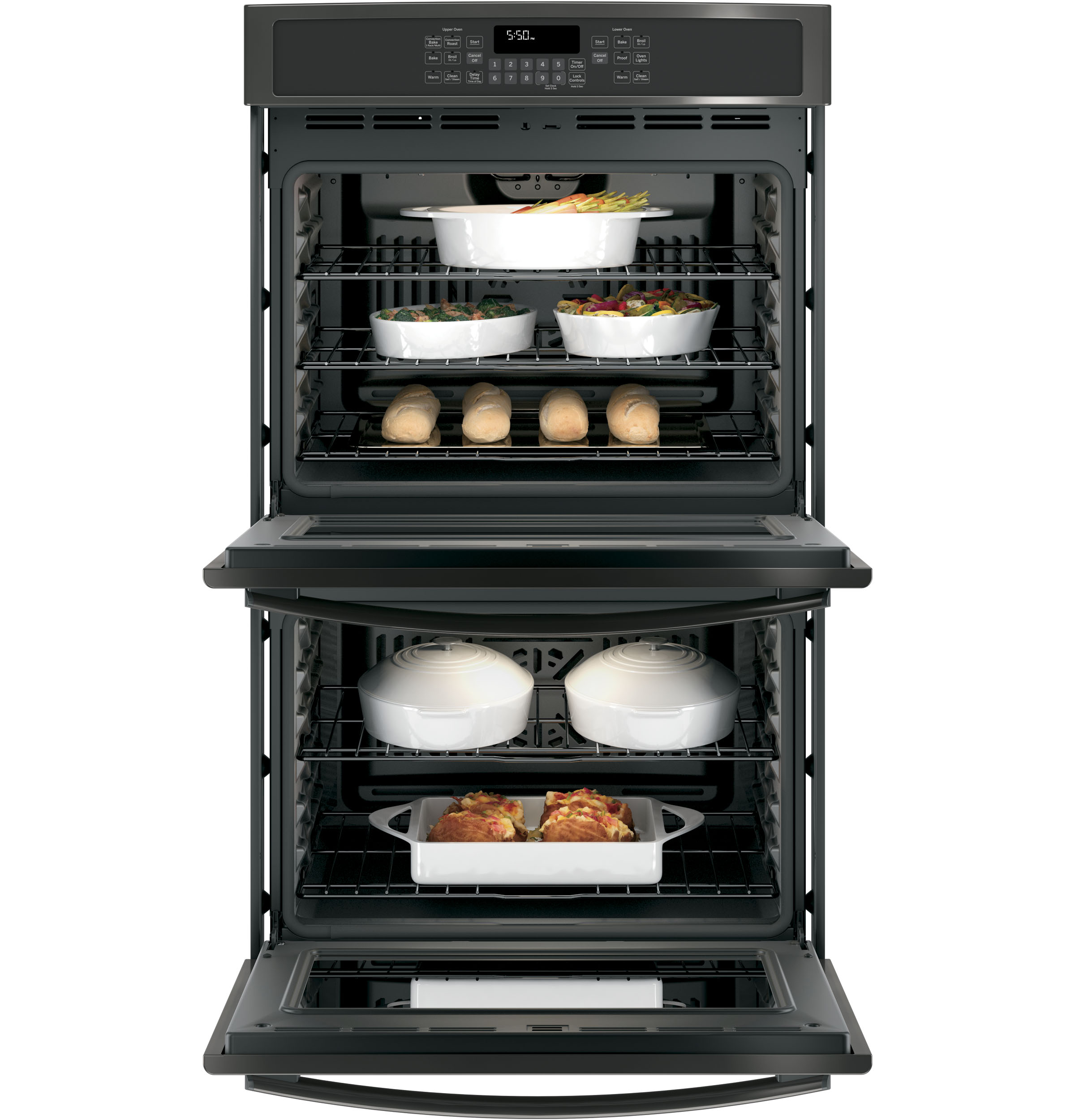 30" Built-In Double Wall Oven with Convection JT5500BLTS, product image 8 of 14