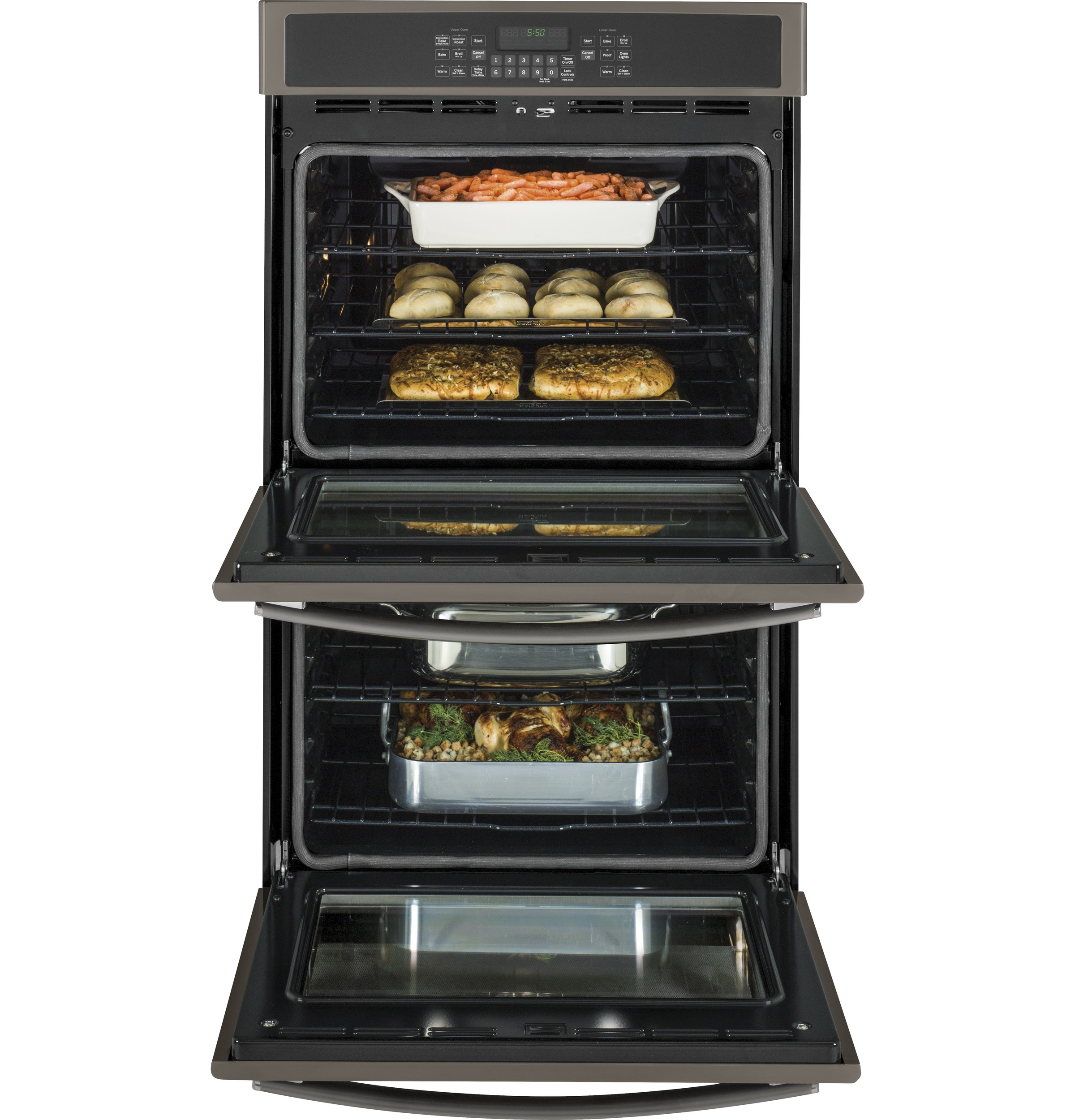 30" Built-In Double Wall Oven with Convection JT5500BLTS, product image 11 of 14