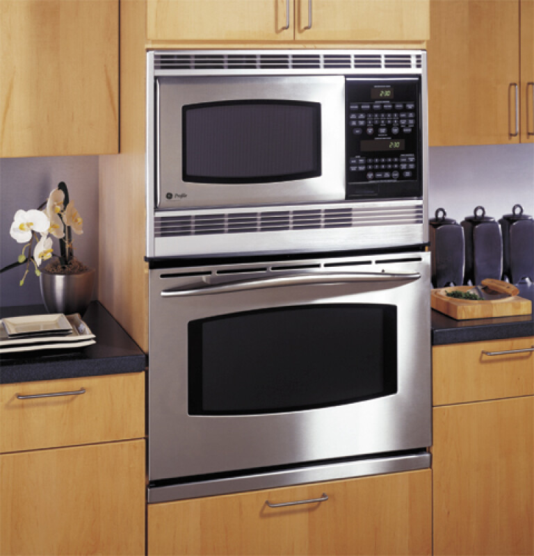 GE Profile 30" Built-In Double Microwave/Convection Oven Stainless Steel JT965SFSS Picture 1