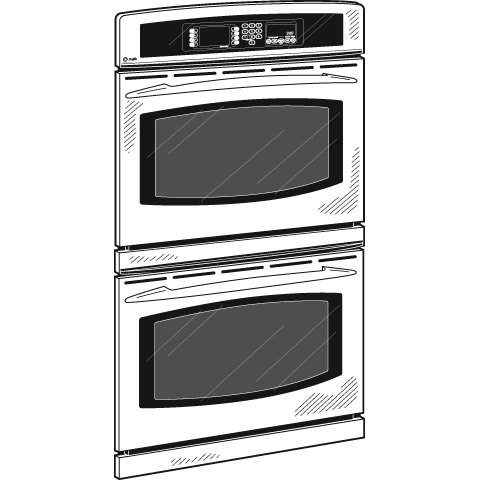 Built-In Double Oven with Trivection Technology JT980SKSS, product image 4 of 5