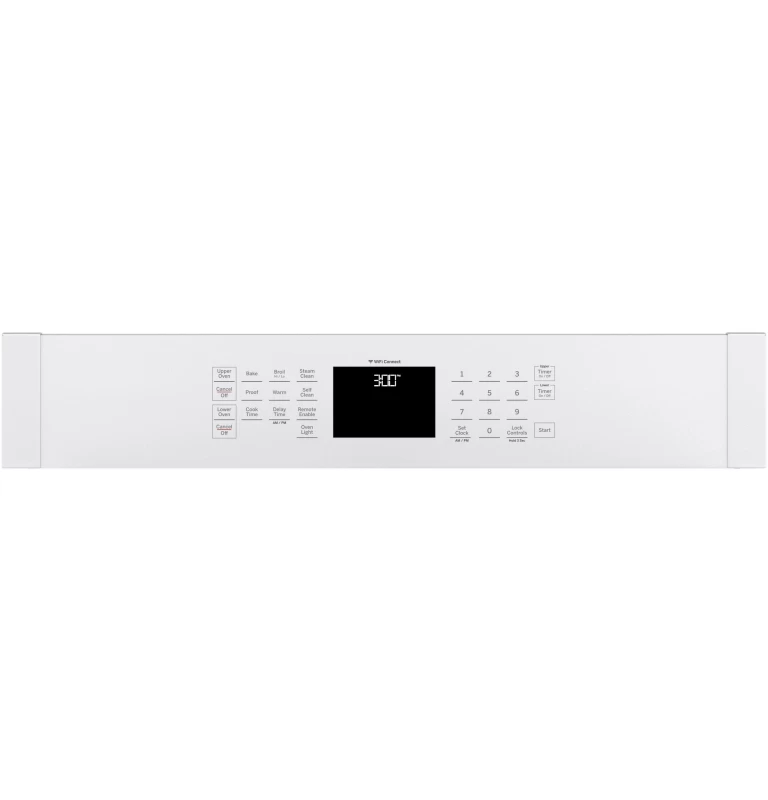 30" Smart Built-In Self-Clean Double Wall Oven with Never-Scrub Racks JTD3000DNWW