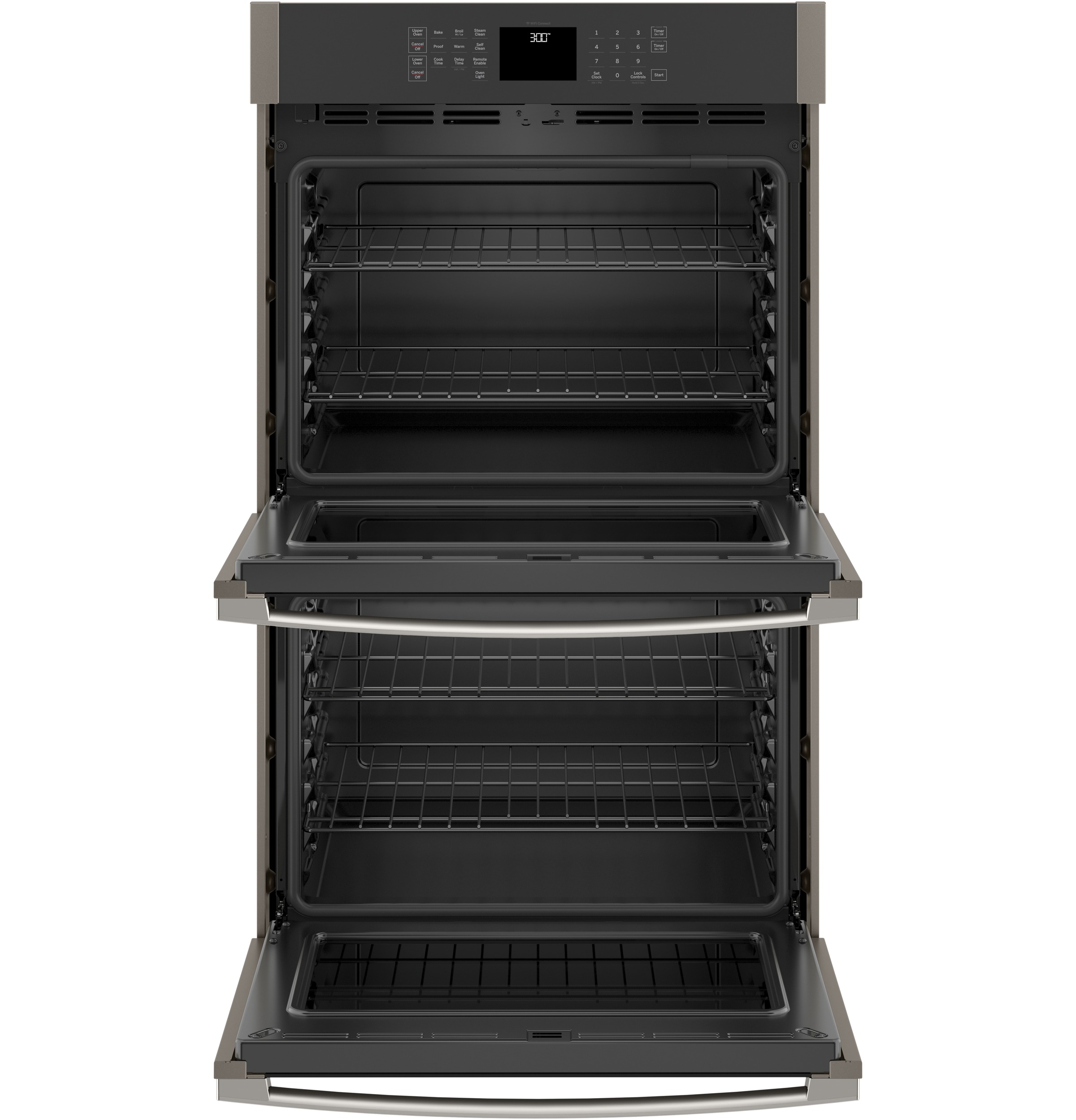 30" Smart Built-In Self-Clean Double Wall Oven with Never-Scrub Racks JTD3000ENES, product image 2 of 17