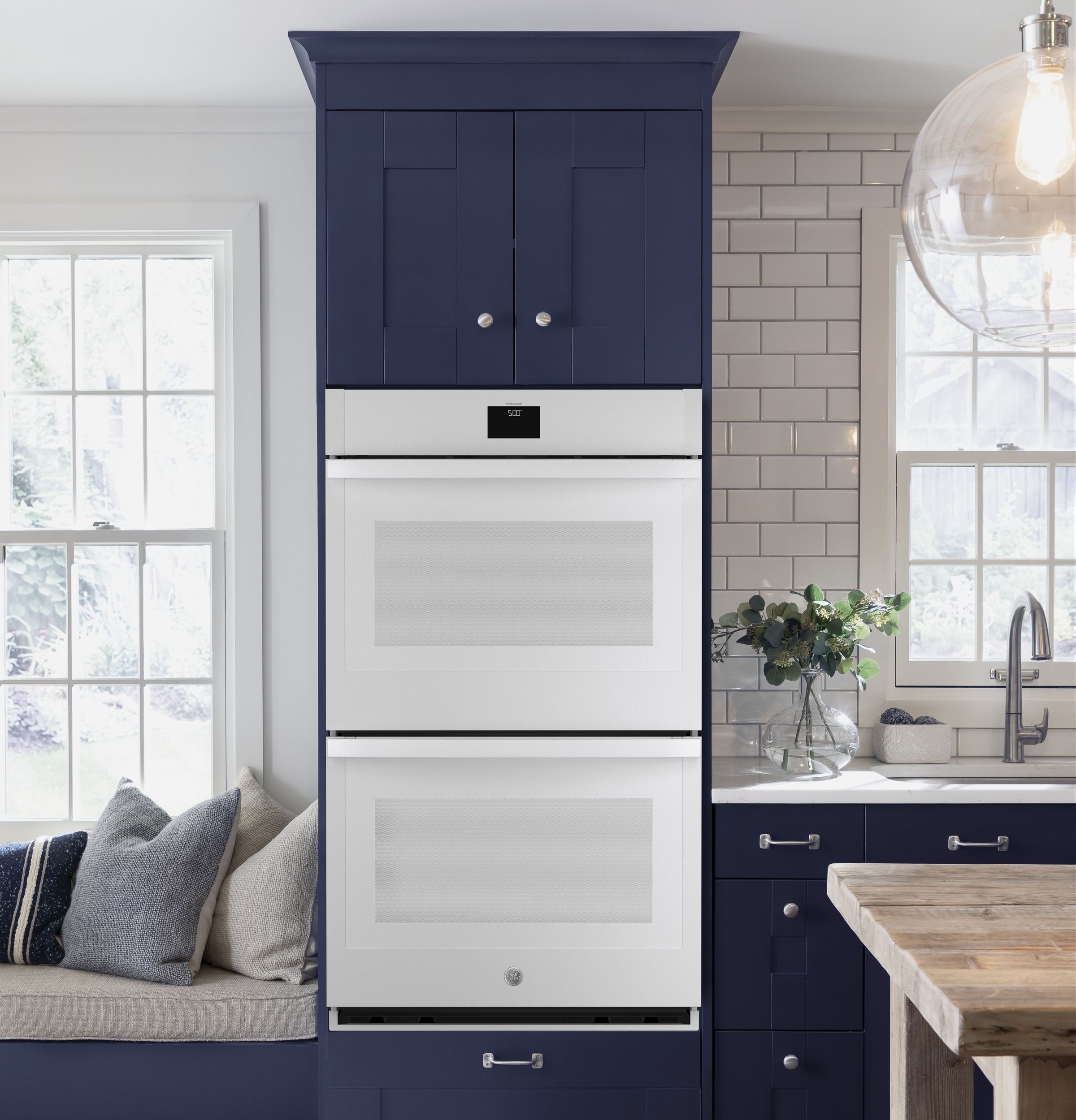 30" Smart Built-In Self-Clean Convection Double Wall Oven with Never Scrub Racks JTD5000DNWW, product image 15 of 20
