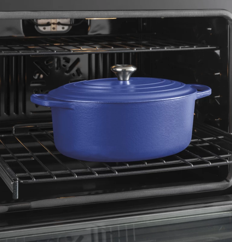 30" Smart Built-In Self-Clean Convection Double Wall Oven with Never Scrub Racks JTD5000ENES